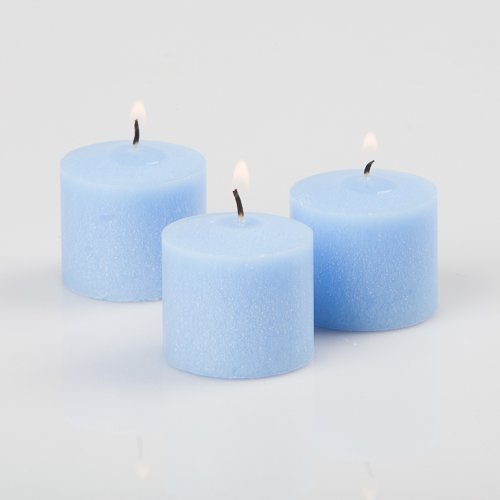 Set of 24 Richland® Votive Candles Light Blue Unscented