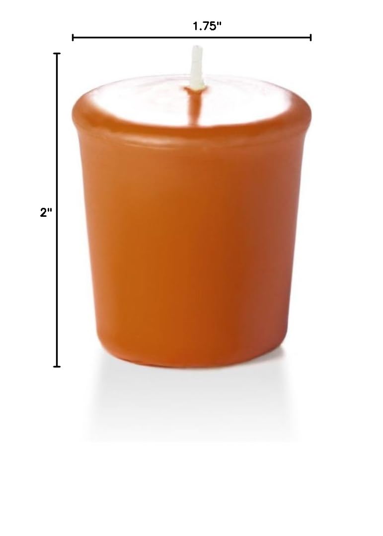 yummi 15hr Unscented Sienna Votive Candles - 9 per Pack