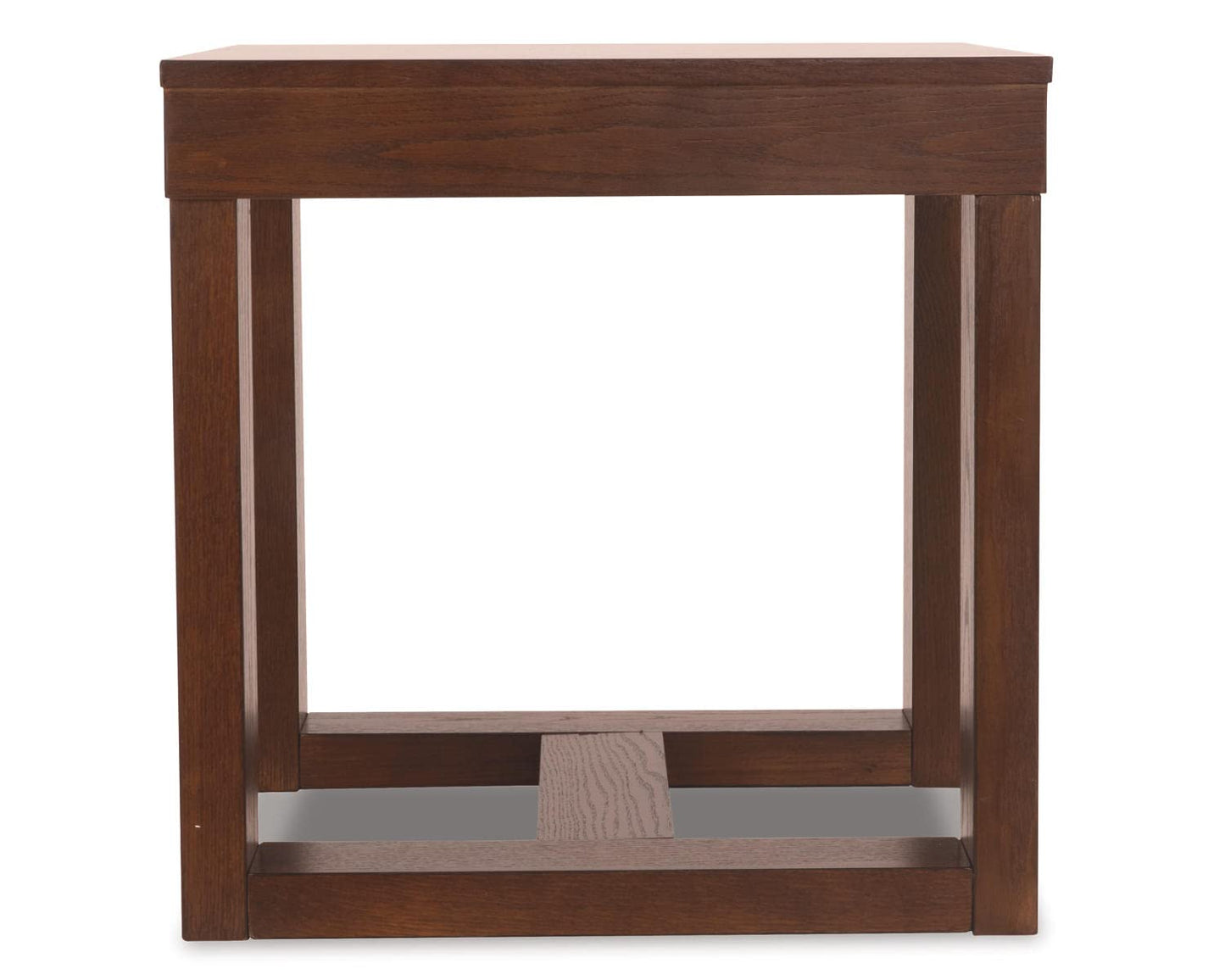 Signature Design by Ashley Watson Classic Oversized Square End Table, Dark Brown