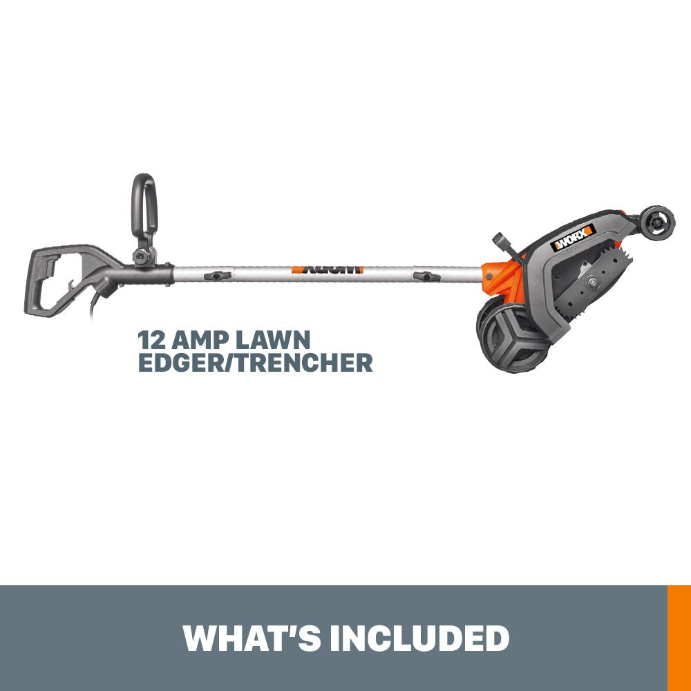 WORX 12 Amp 7.5’’ Electric Lawn Edger & Trencher