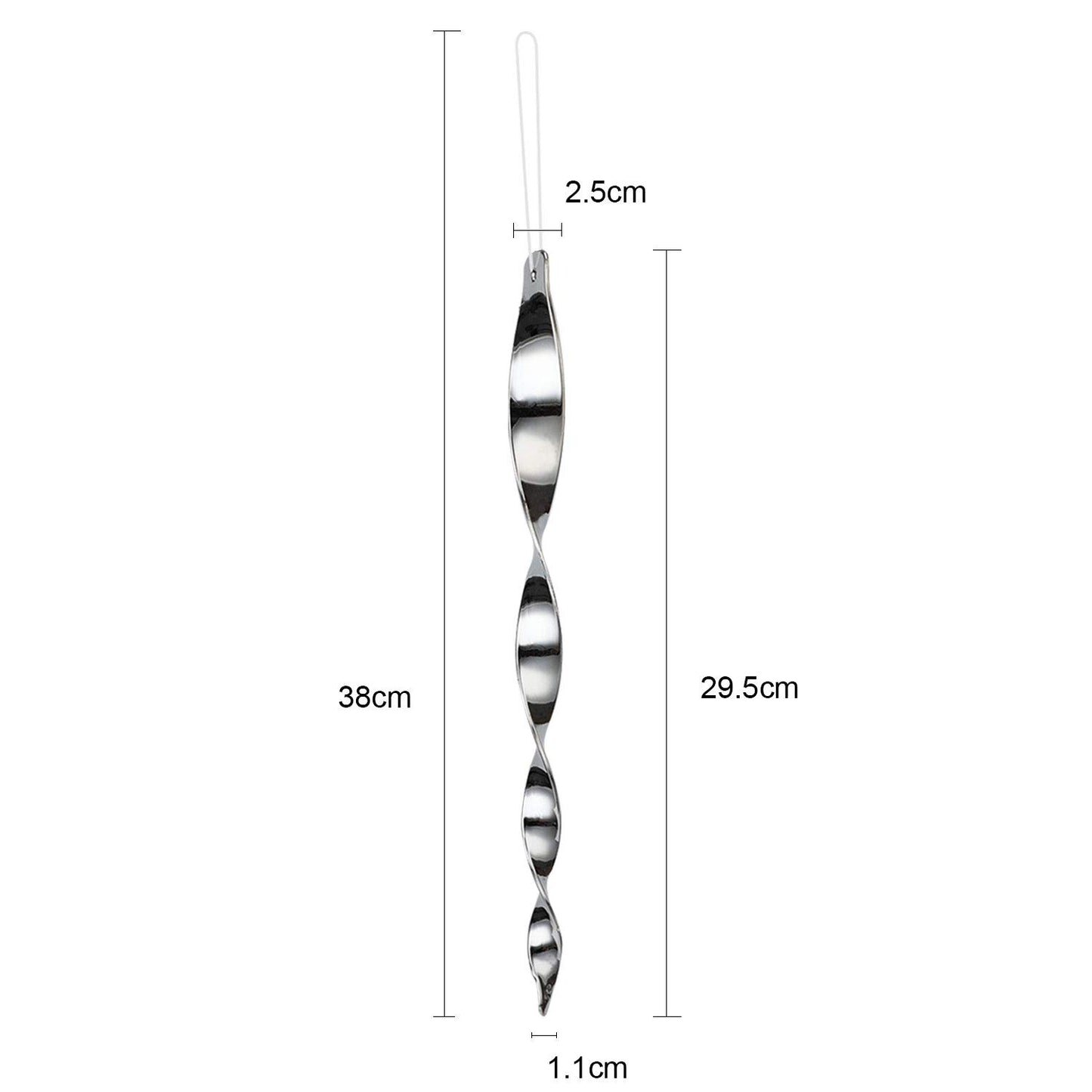 Besmon Woodpecker Bird Scare Devices,Reflective Scare Rods Control Device to Keep Birds Away from Patio Pool(Christmas Reflective Strip Hanging Home as Decoration) (6PCS)