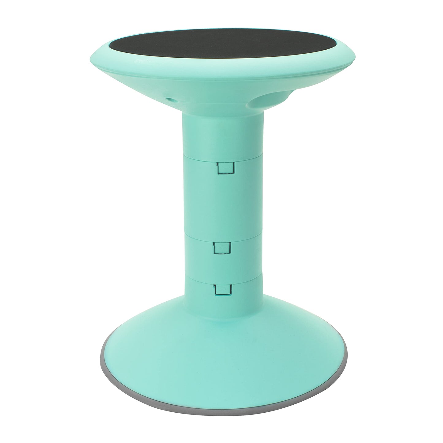 Storex Wiggle Stool – Active Flexible Seating for Classroom and Home Study, Adjustable 12-18 Inch Height, Teal (00306U01C)