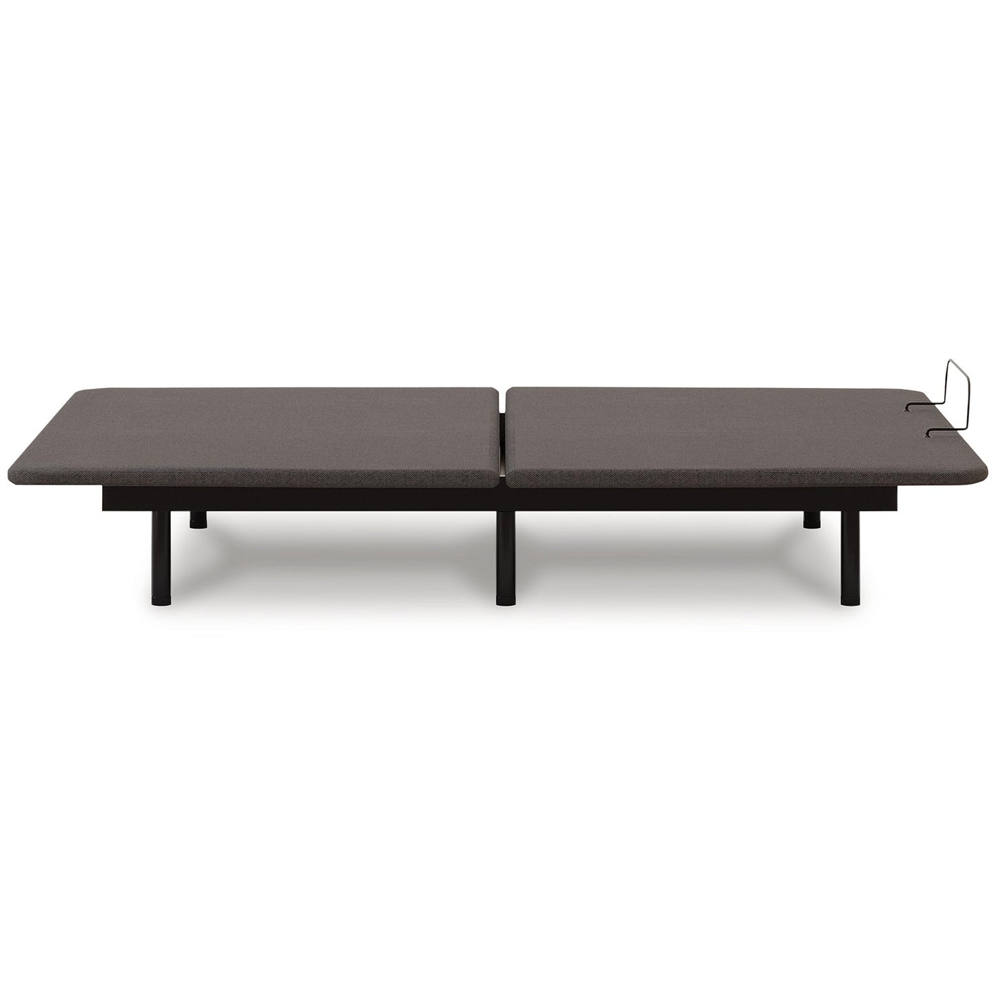 Signature Design by Ashley Head/Foot Model - Good Traditional California King Adjustable Head & Foot Base with USB Ports and Remote Control, Charcoal
