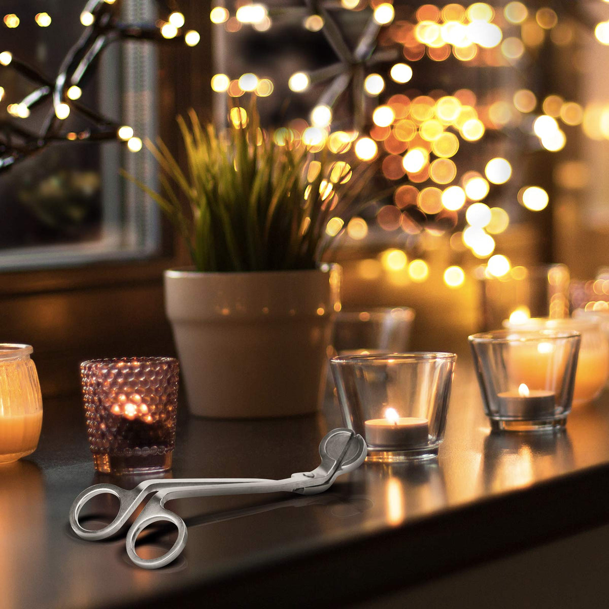 CHEFBEE Stainless Steel Candle Wick Trimmer