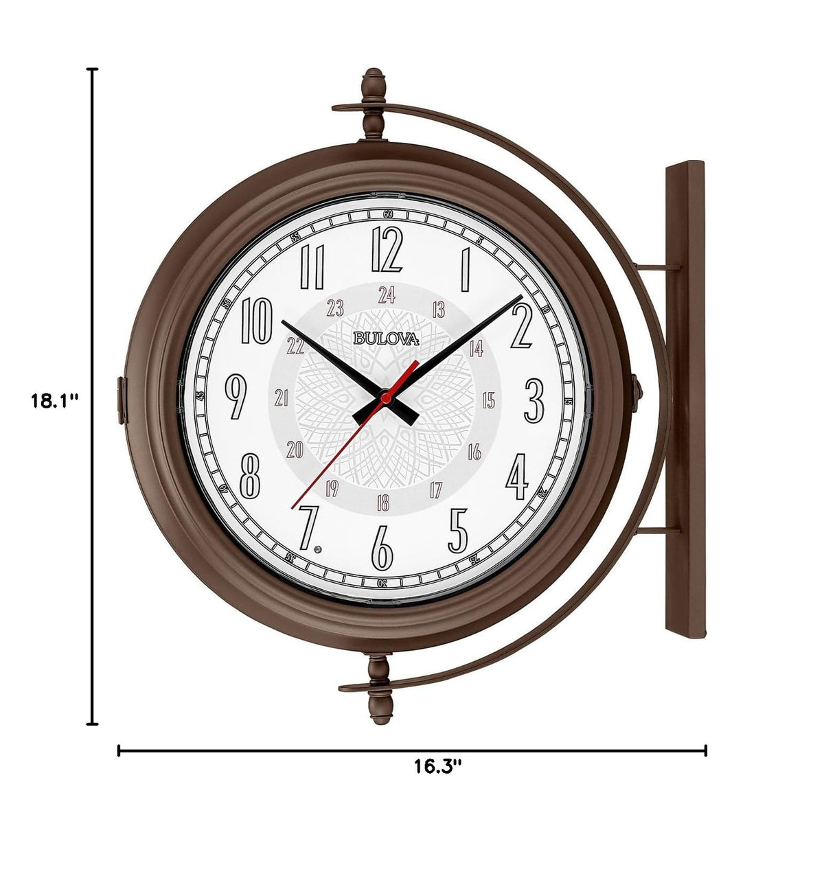 Town Crier Double Sided Outdoor Clock by Bulova