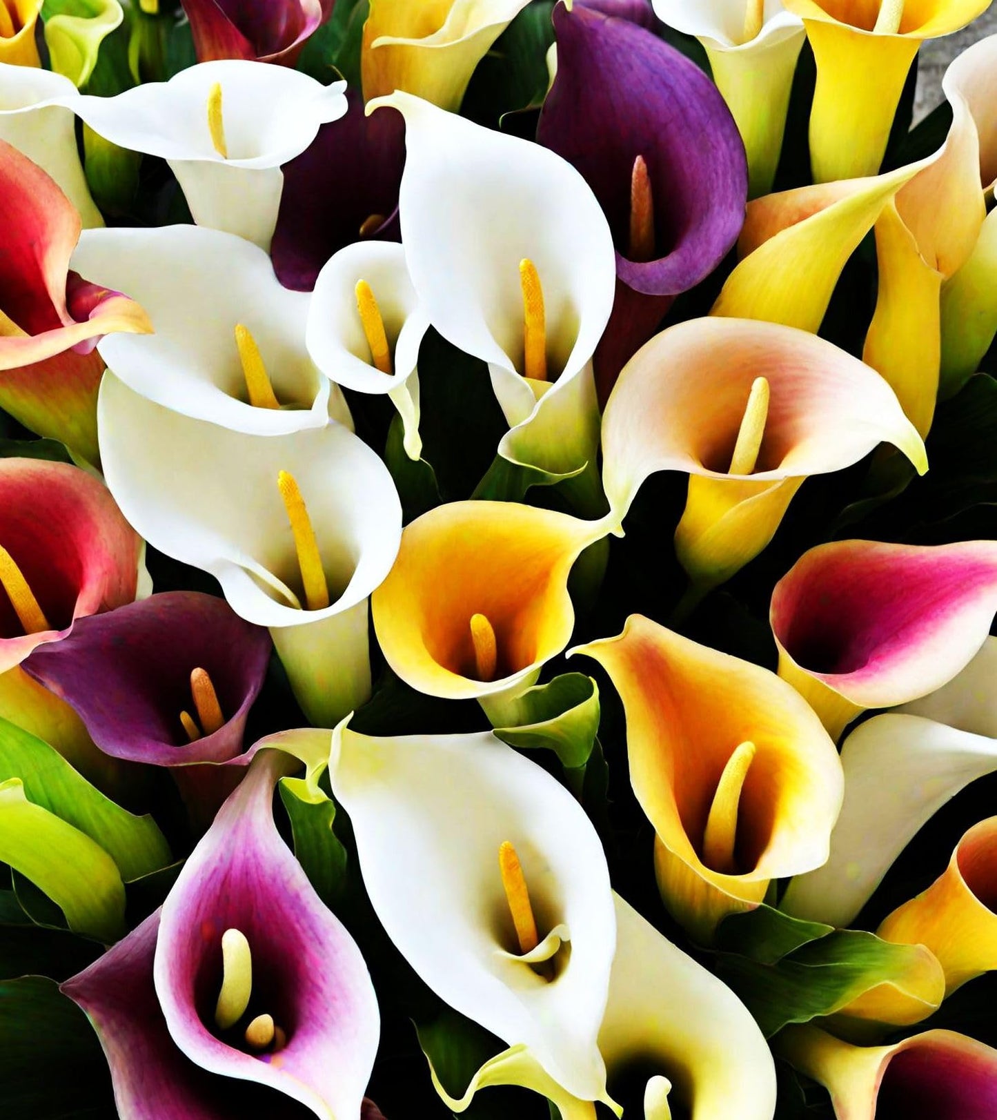 100Pcs Calla Lily Seeds Beautiful Flowers Mix Color Perennial Plant