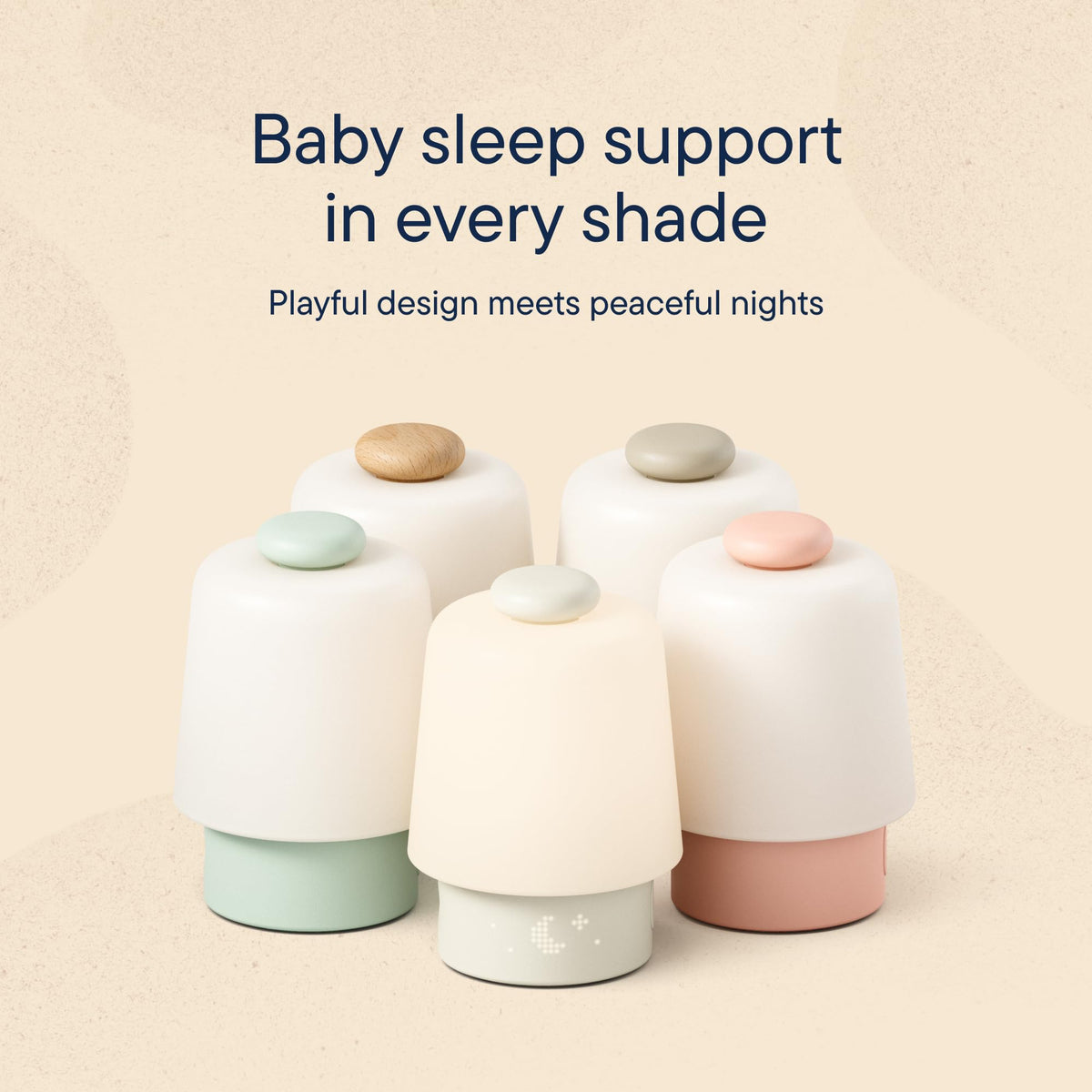 Hatch Baby Sound Machine & Night Light Routine Builder (Peach)
