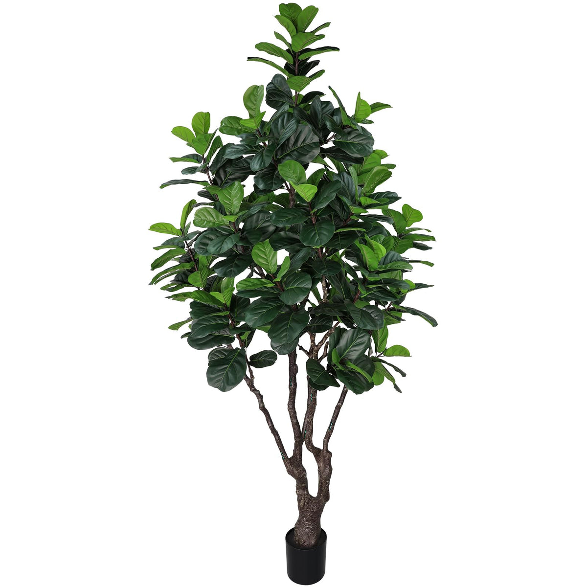 8FT Faux Fiddle Leaf Fig Tree Artificial Plants Indoor Ficus Lyrata Trees