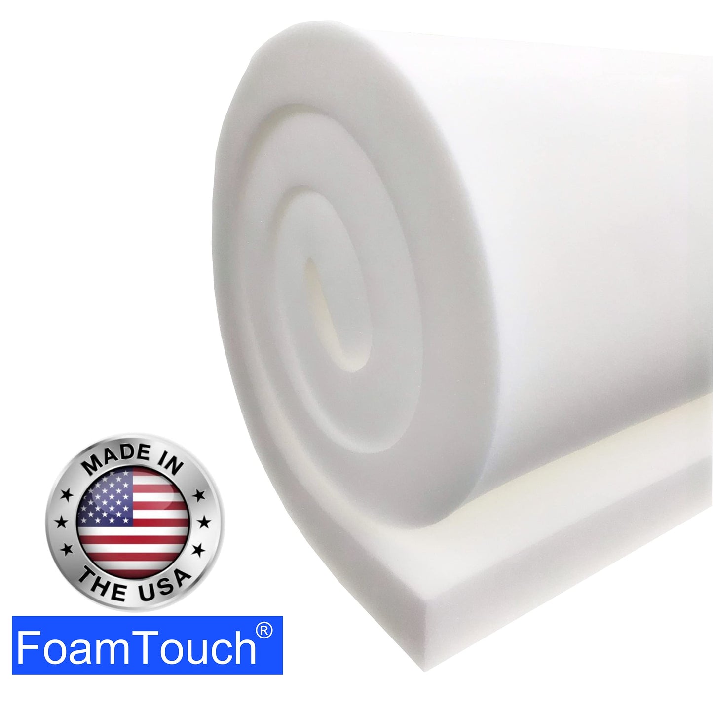 FoamTouch 2" Height x 30" Width x 80" Length Camper/RV bunk Mattress with Gel Memory Foam -No Cover