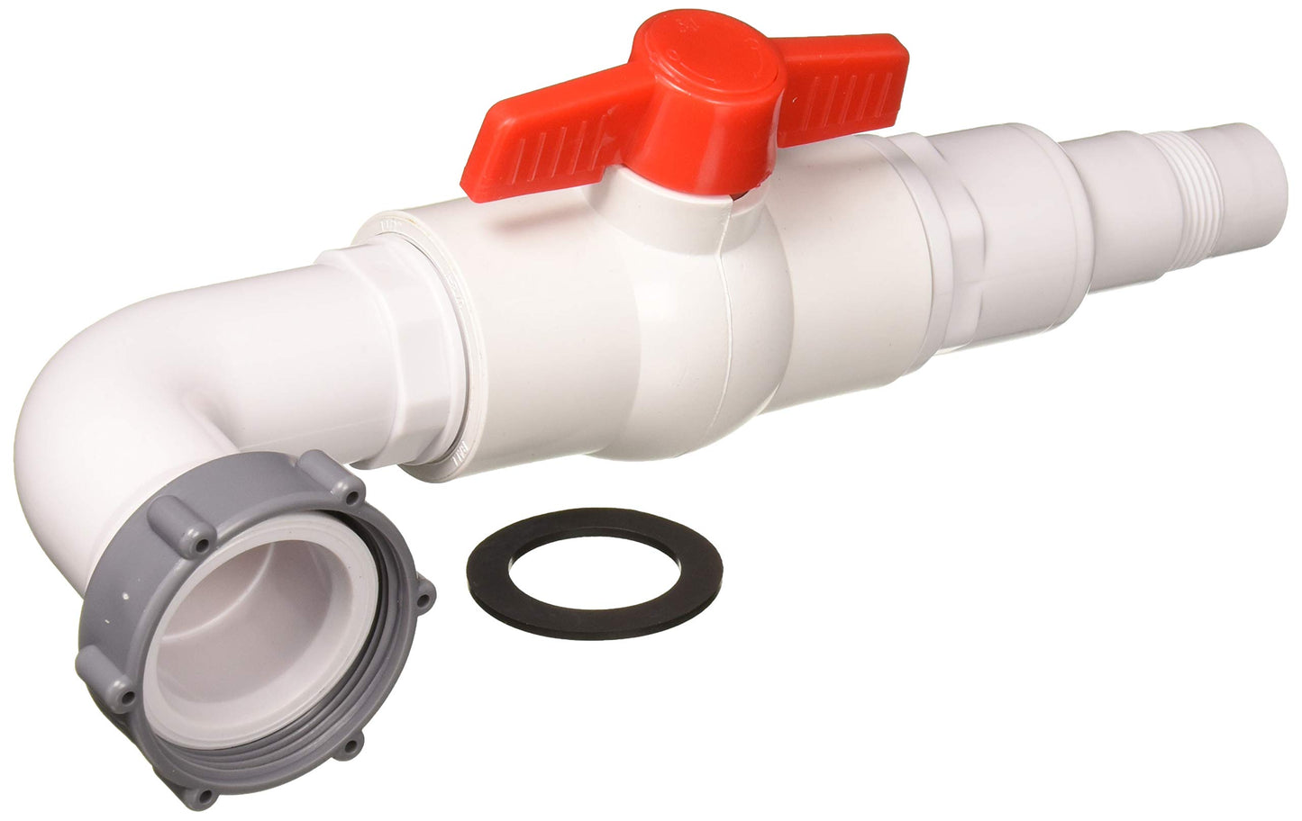 GAME Shutt Off Valve for Above Ground Pool – White Replacement Pool Pump Part