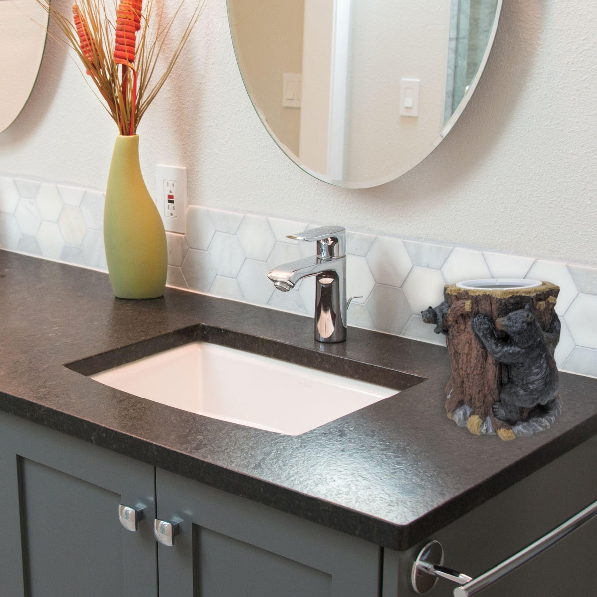 BestGiftEver Small Decorative Vanity Top Wastebasket