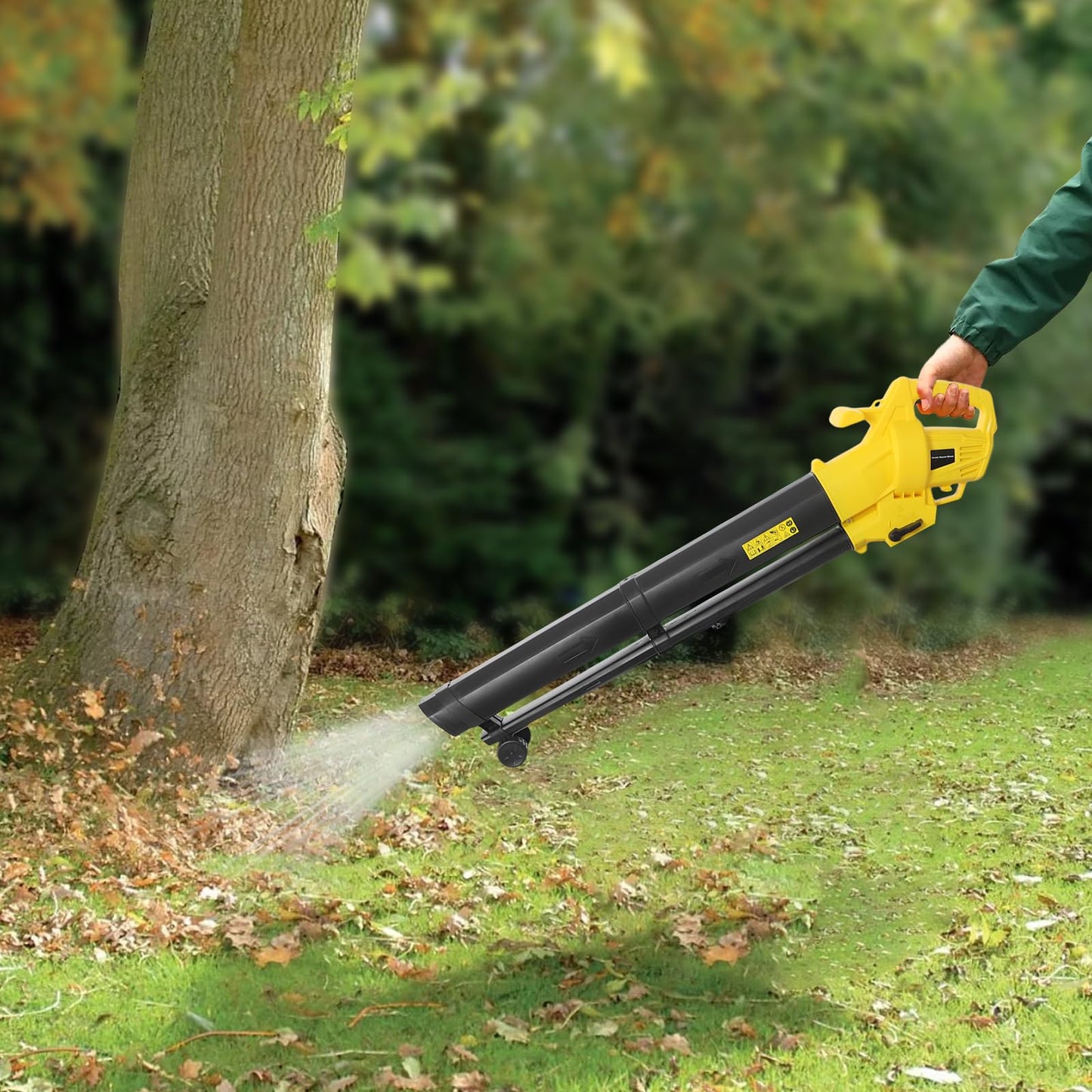Leaf Blower, Leaf Vacuum with Bag, Boasting a No-Load Speed of 15,000/min