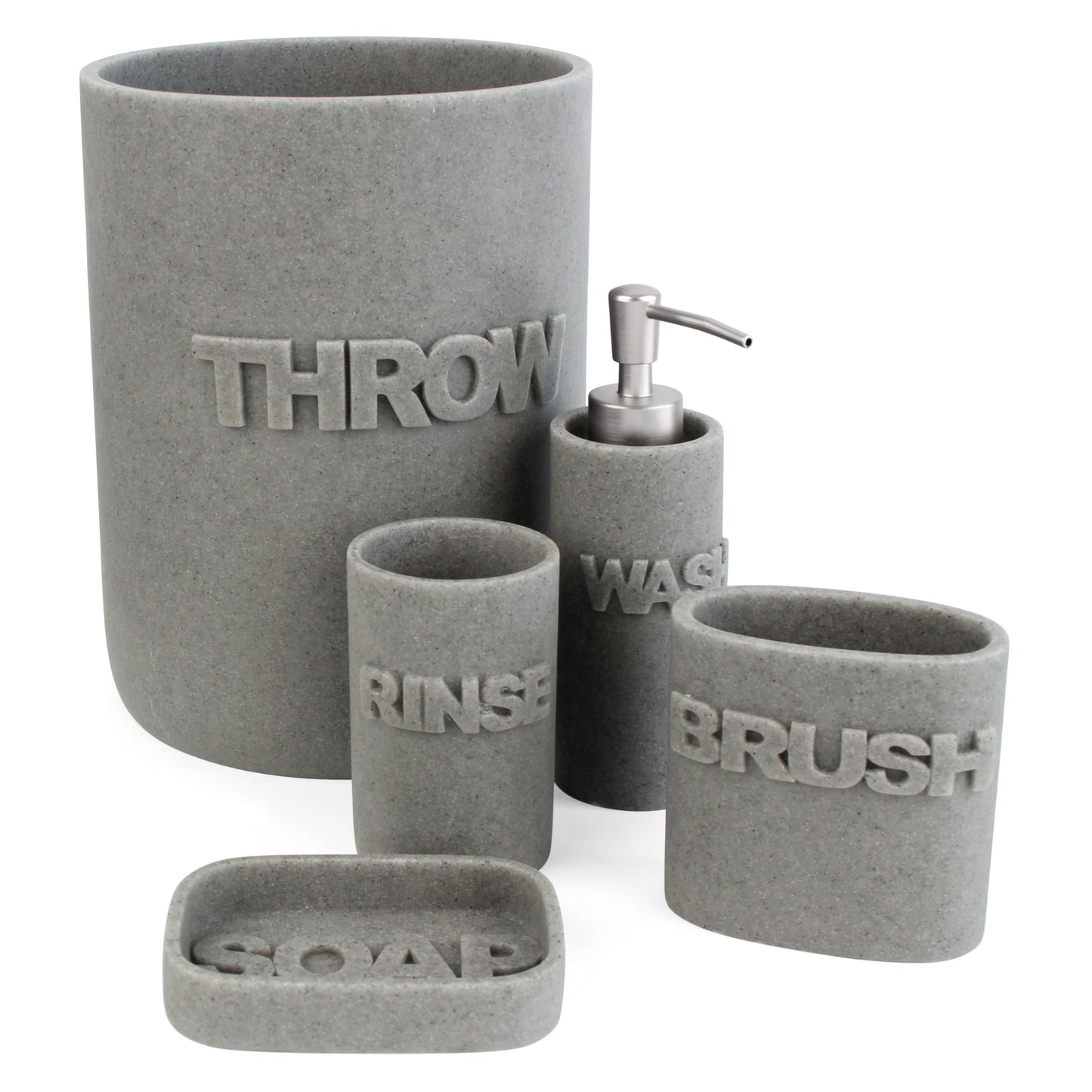 Rinse Embossed Resin Tumbler