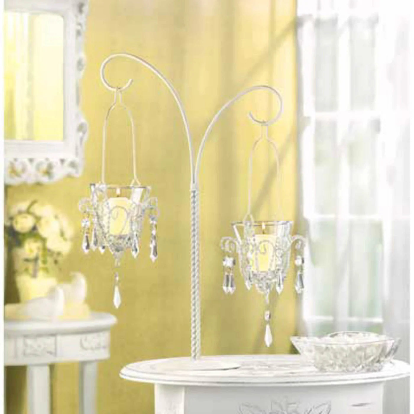 MINI-CHANDELIER VOTIVE STAND
