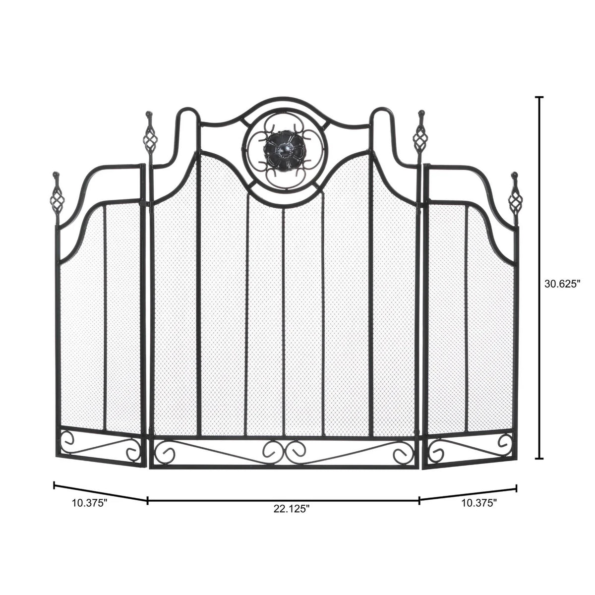 Tuscan Design Fireplace Screen