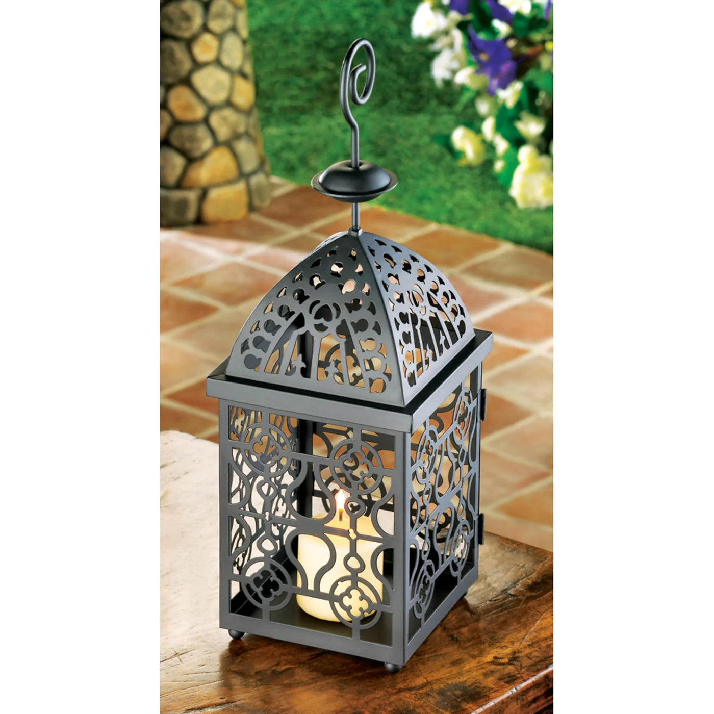 MOROCCAN BIRDCAGE CANDLE LANTERN