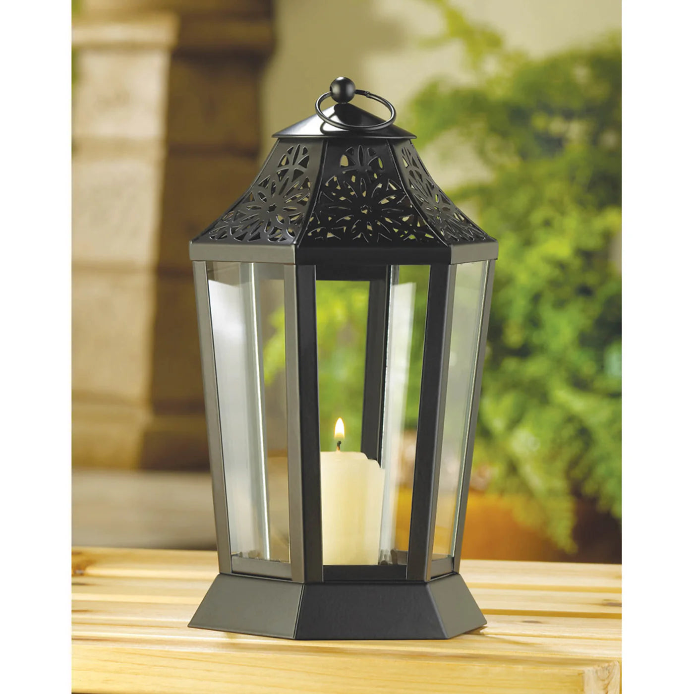MIDNIGHT GARDEN CANDLE LANTERN