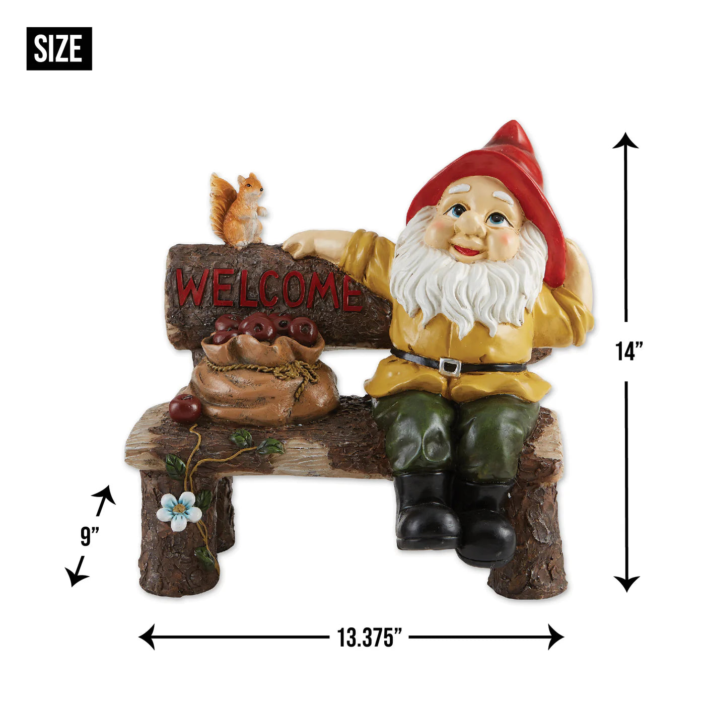 GARDEN GNOME GREETING SIGN