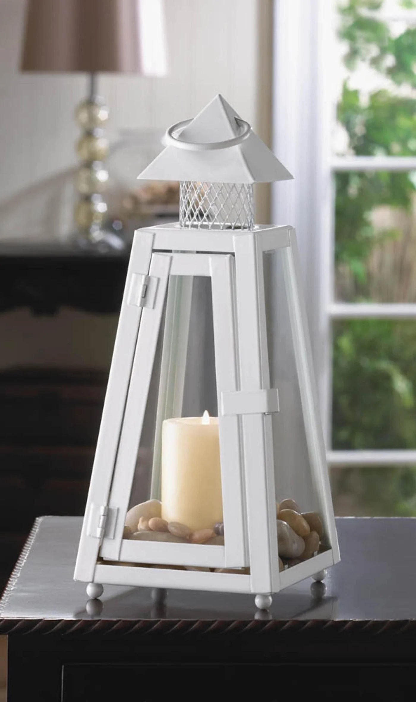 SUMMIT WHITE CANDLE LANTERN