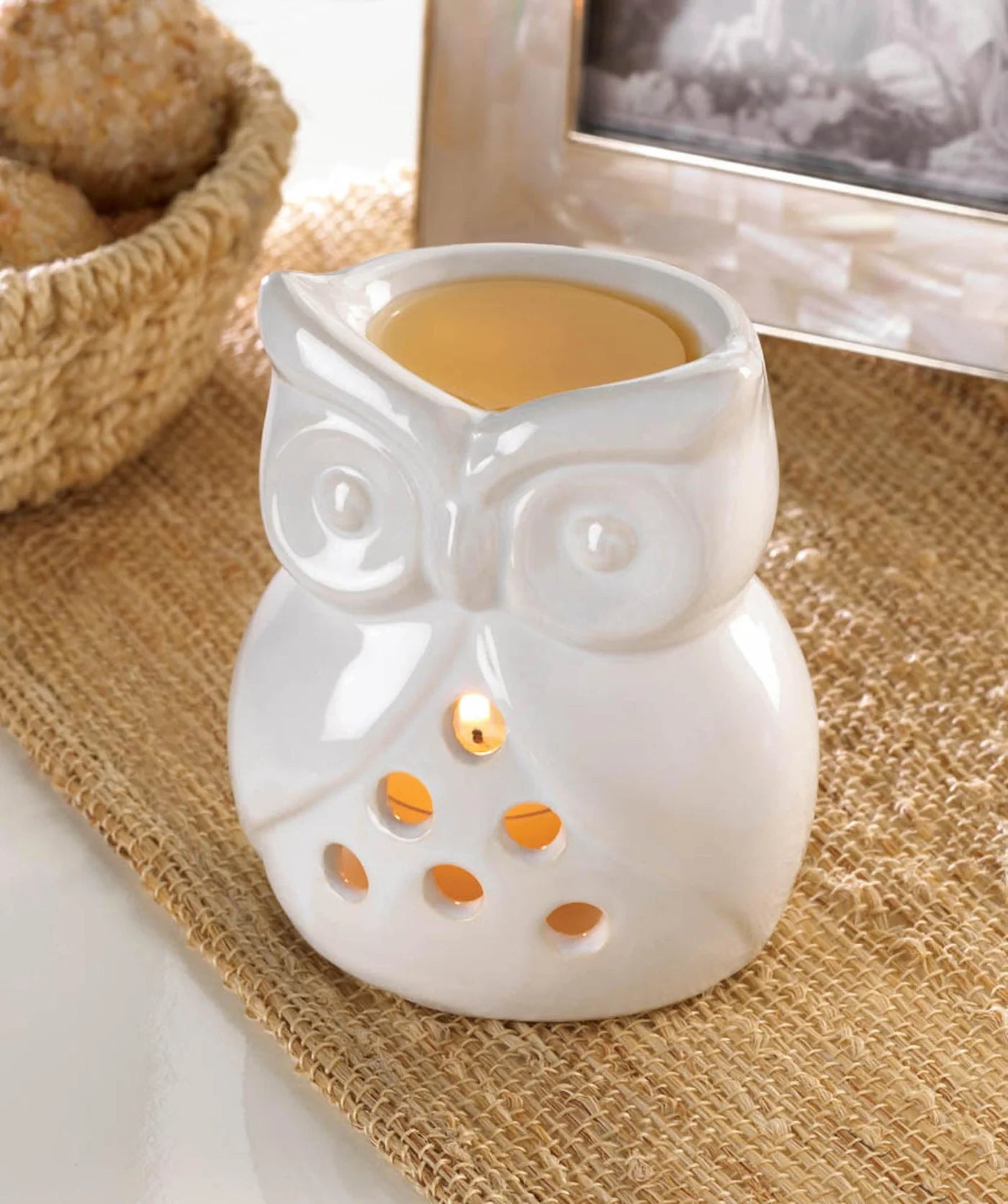 CHARMING OWL OIL WARMER
