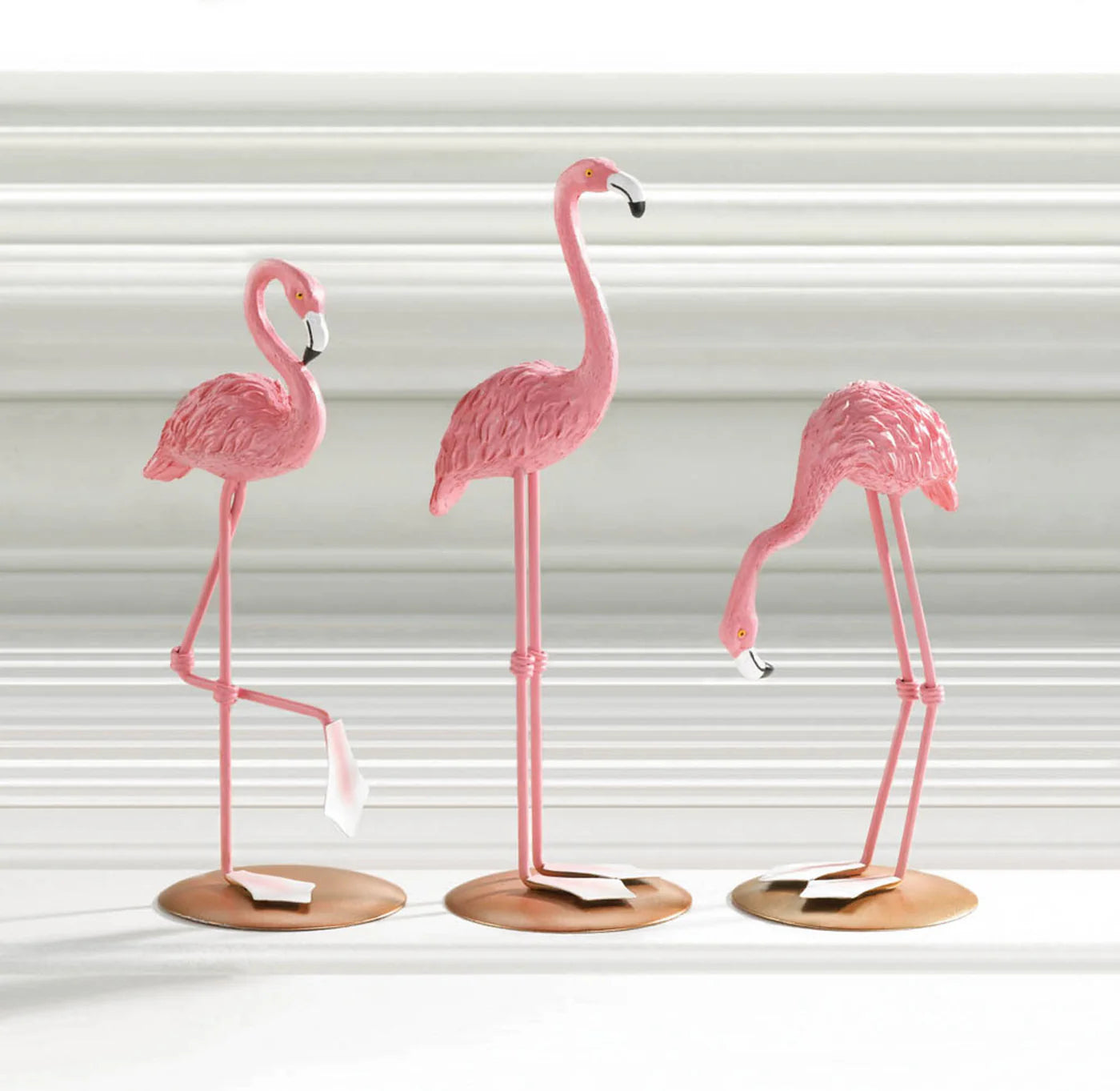 TABLETOP FLAMINGO TRIO