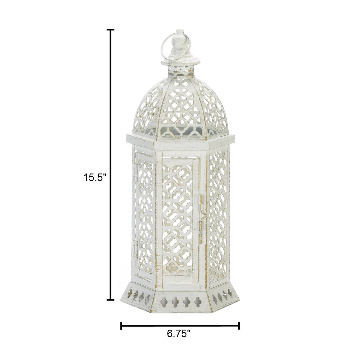 CUTWORK HEXAGON LANTERN