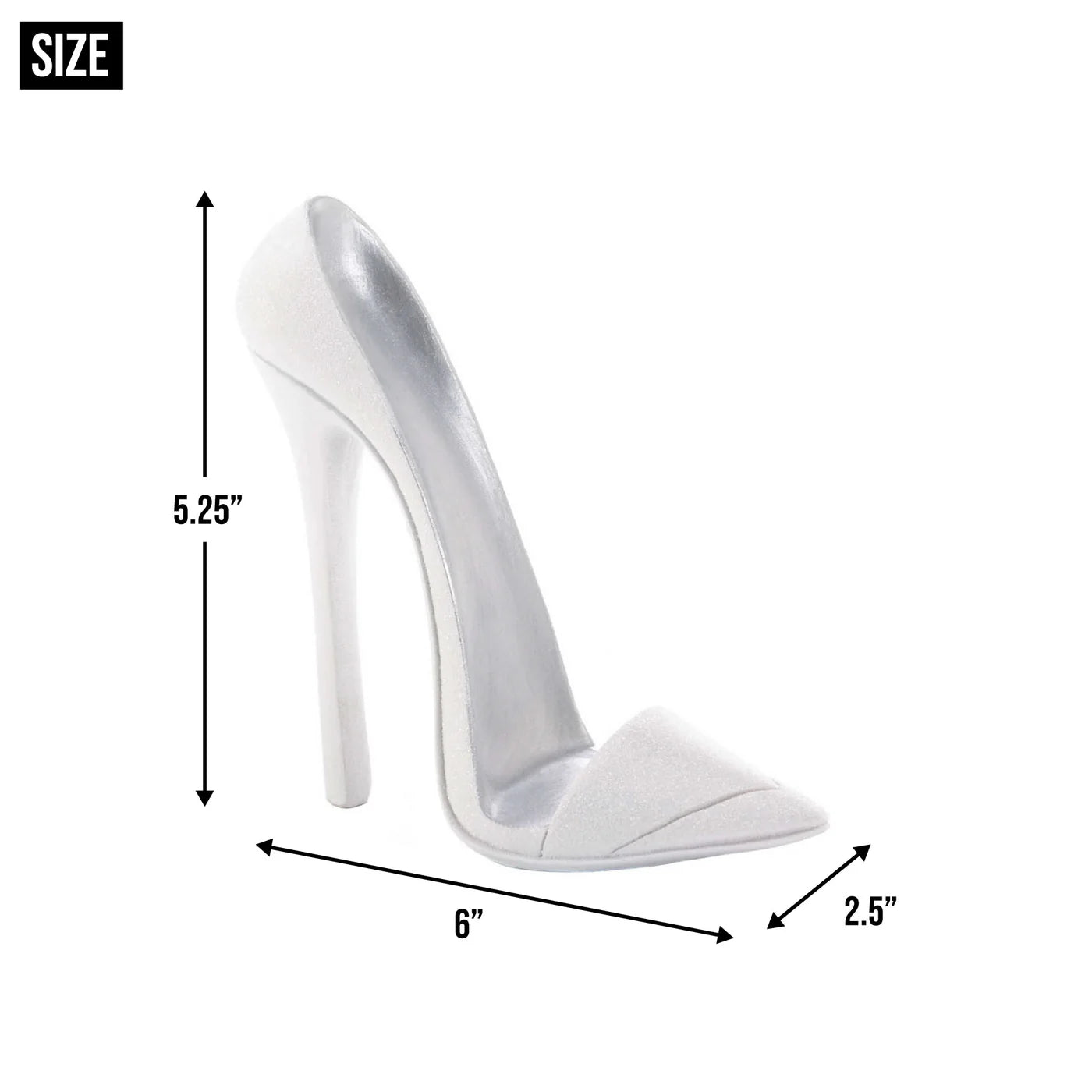 DAZZLING WHITE SHOE PHONE HOLDER