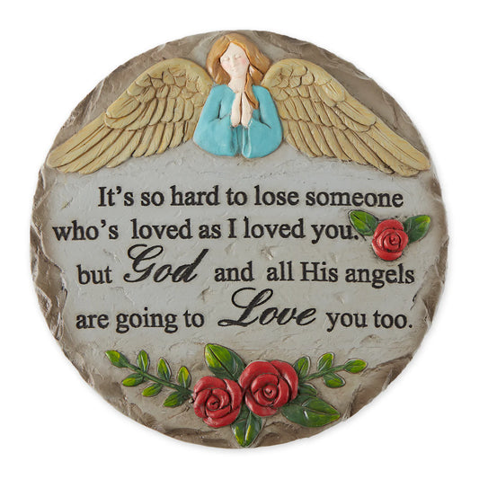 HARD TO LOSE SOMEONE YOU LOVED MEMORIAL STEPPING STONE
