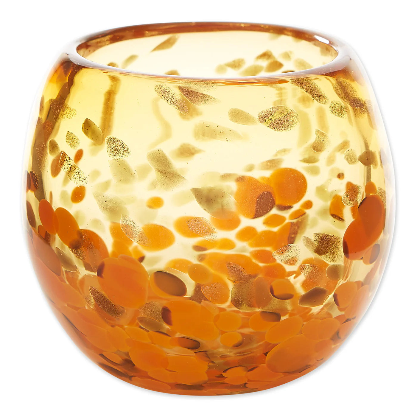 ORANGE BOWL VASE