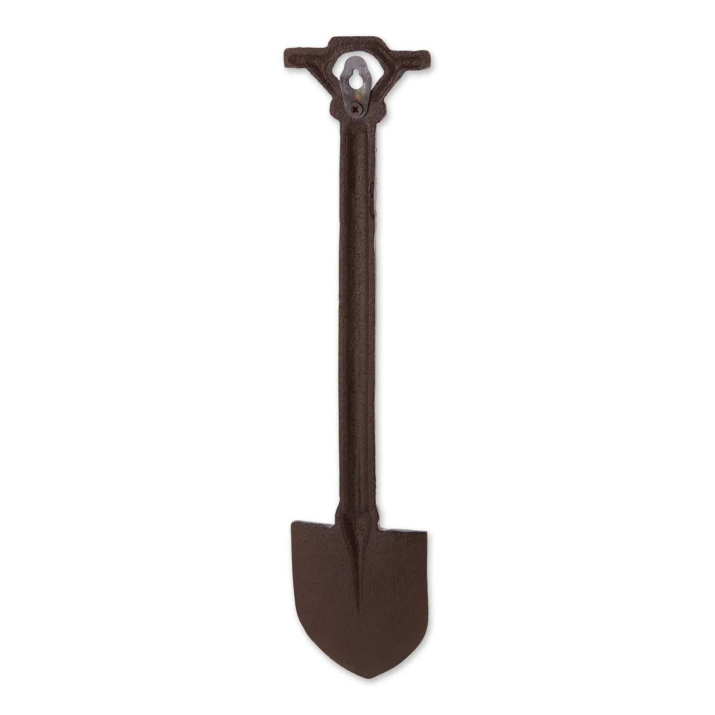 GARDEN SHOVEL CAST IRON THERMOMETER