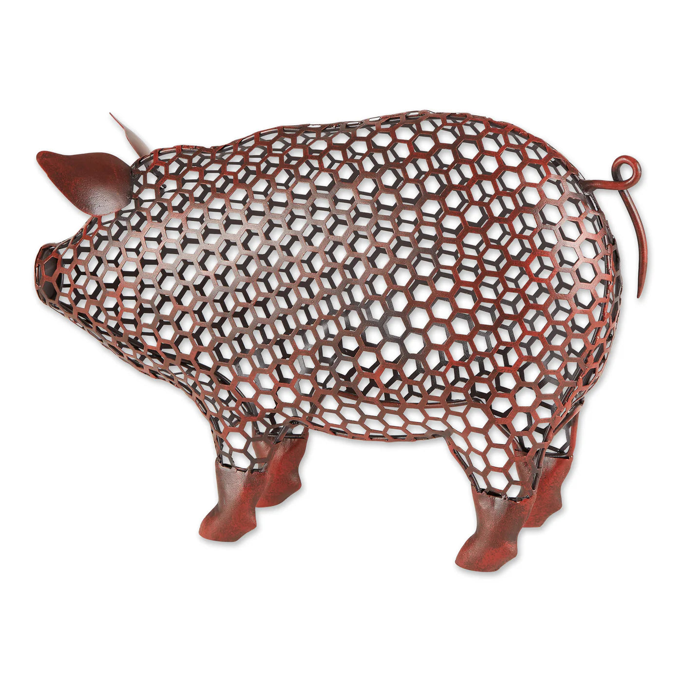 CHICKEN WIRE PIG SCULPTURE