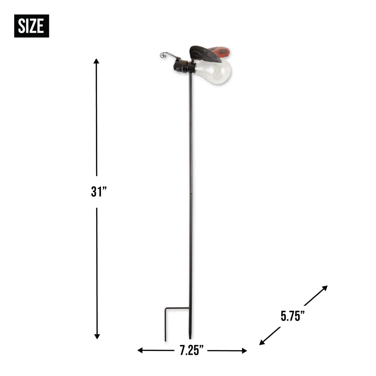 Ladybug Glow Bug Solar Stake