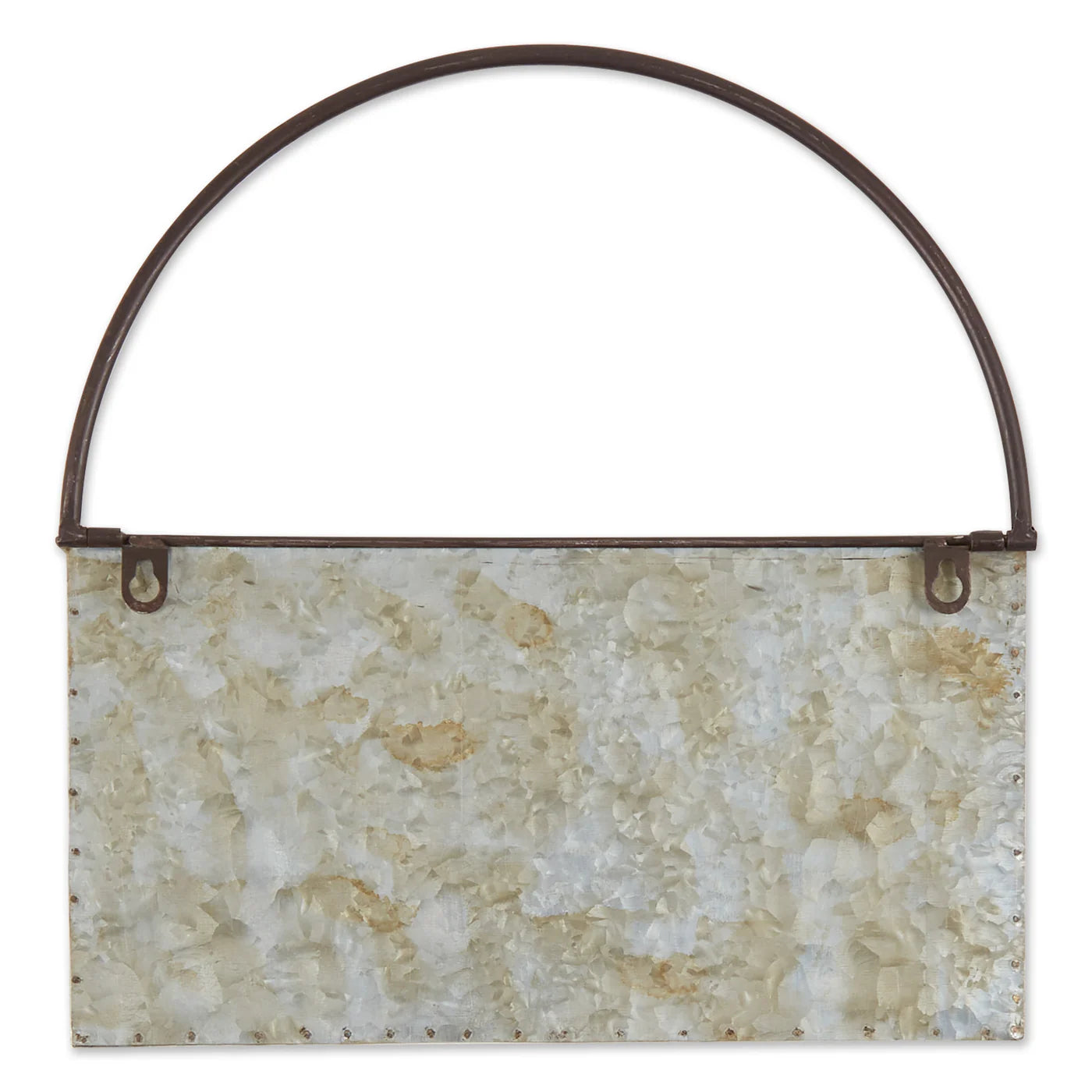 RECTANGLE GALVANIZED WALL PLANTER