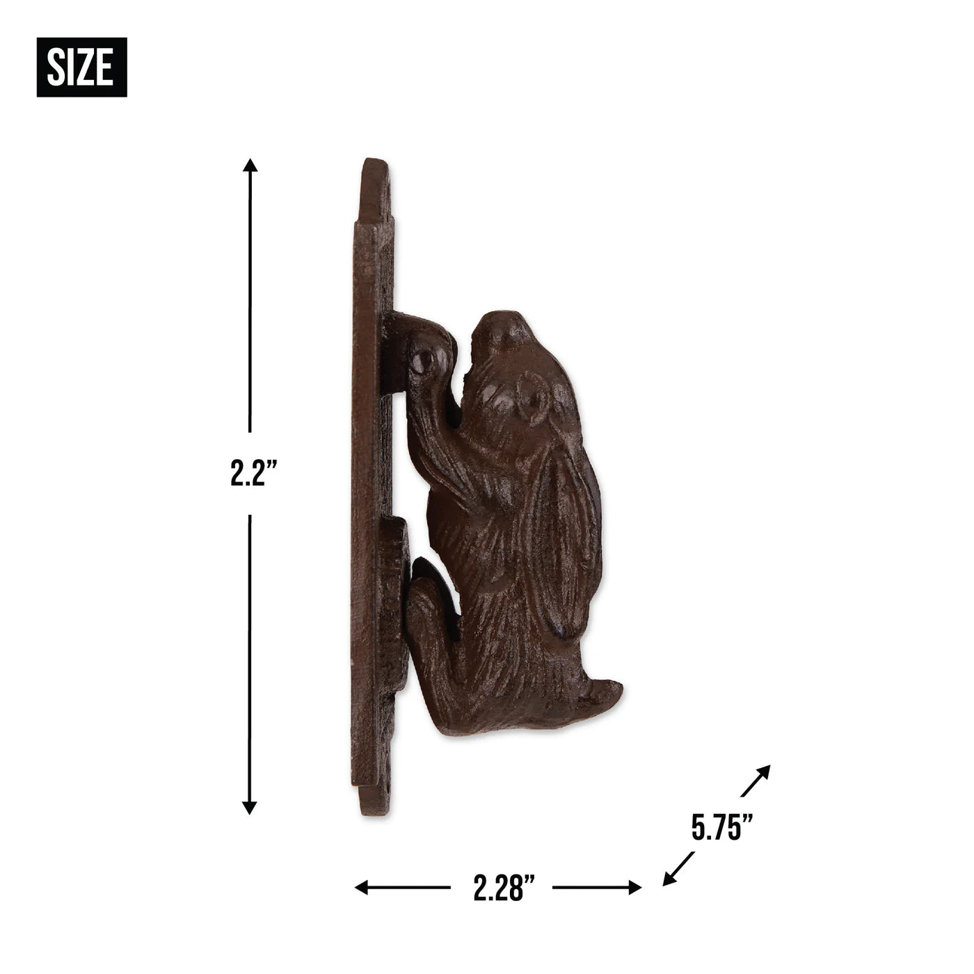 RABBIT CAST IRON DOOR KNOCKER
