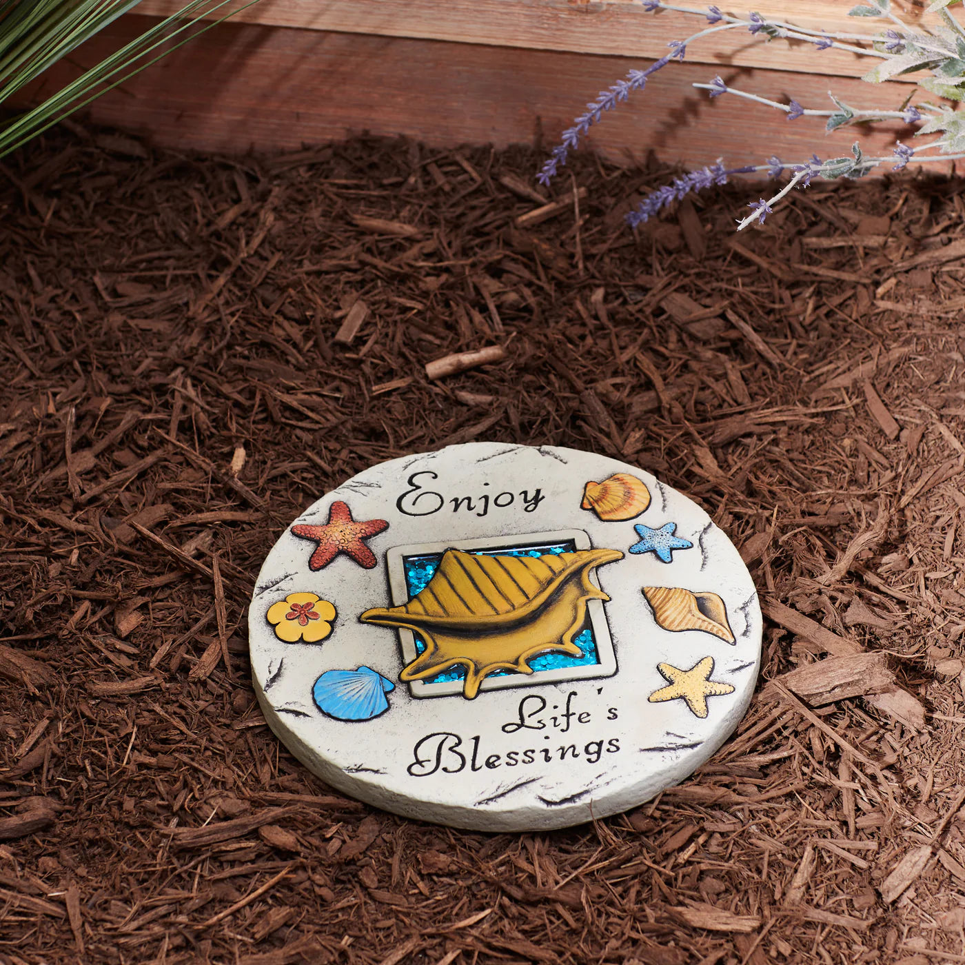 ENJOY LIFE'S BLESSINGS STEPPING STONE