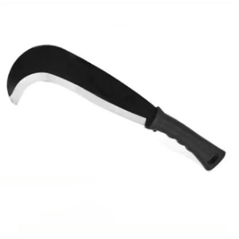 Small Machete Sickle Tool, 13.5-Inch Garden Knife with Curved Blade for Weeding, Vine Cutting, Pruning and Farm Use
