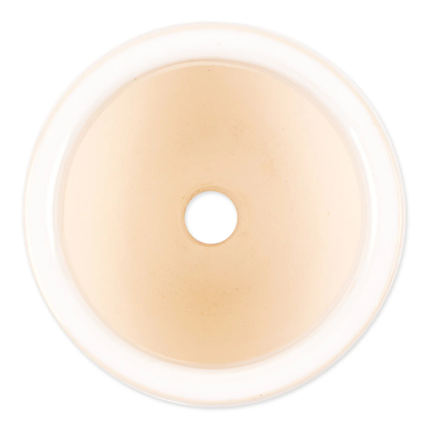 CREAM ROUND CERAMIC SMALL PLANTER SET OF 3