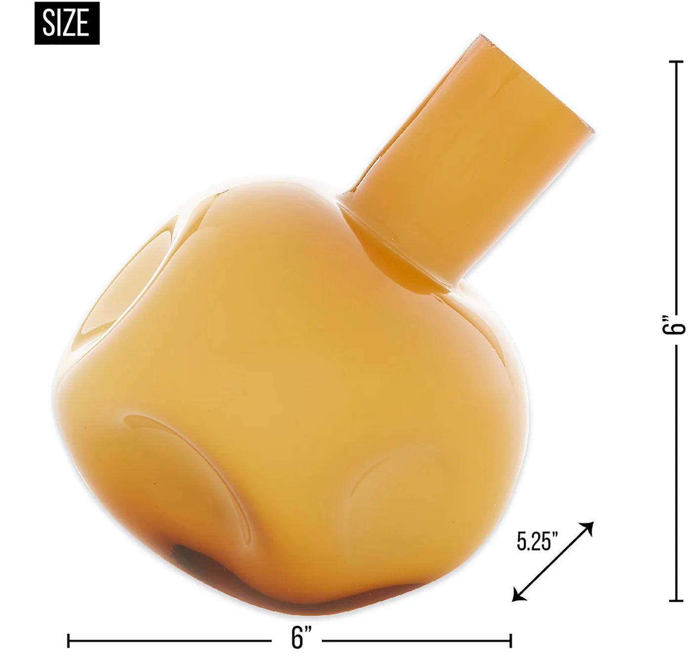 YELLOW ABSTRACT VASE