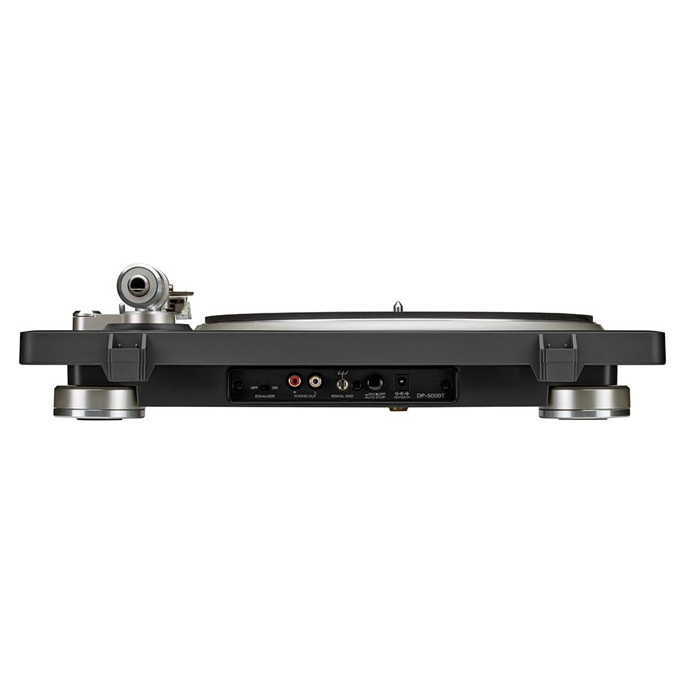 Denon DP-500BT Hi-Fi Bluetooth Turntable, Semi-Automatic Operation, Black