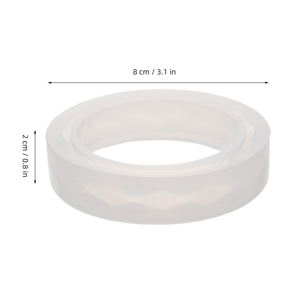 4 Pack White Silicone Bulb Aroma Diffuser Rings for Lamps