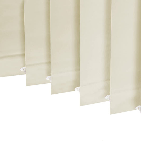 100% Blackout Vertical Window Shades, 3.5inch Slat Fabric Thermal Insulated Energy Saving UV Protection Decoration Vertical Window Blinds