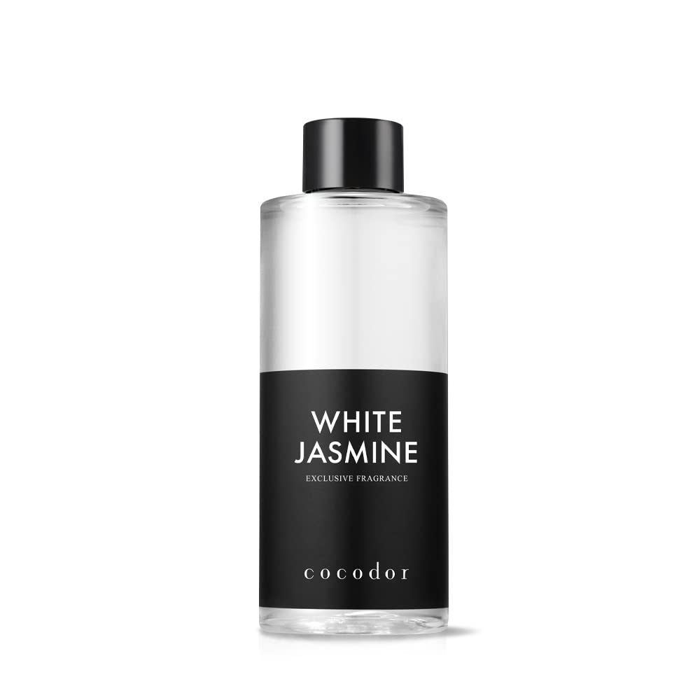 COCODOR Reed Diffuser Oil Refill/White Jasmine/6.7oz(200ml)/1 Pack/Home Fragrance, Scented Oils, Oils for Reed Diffuser