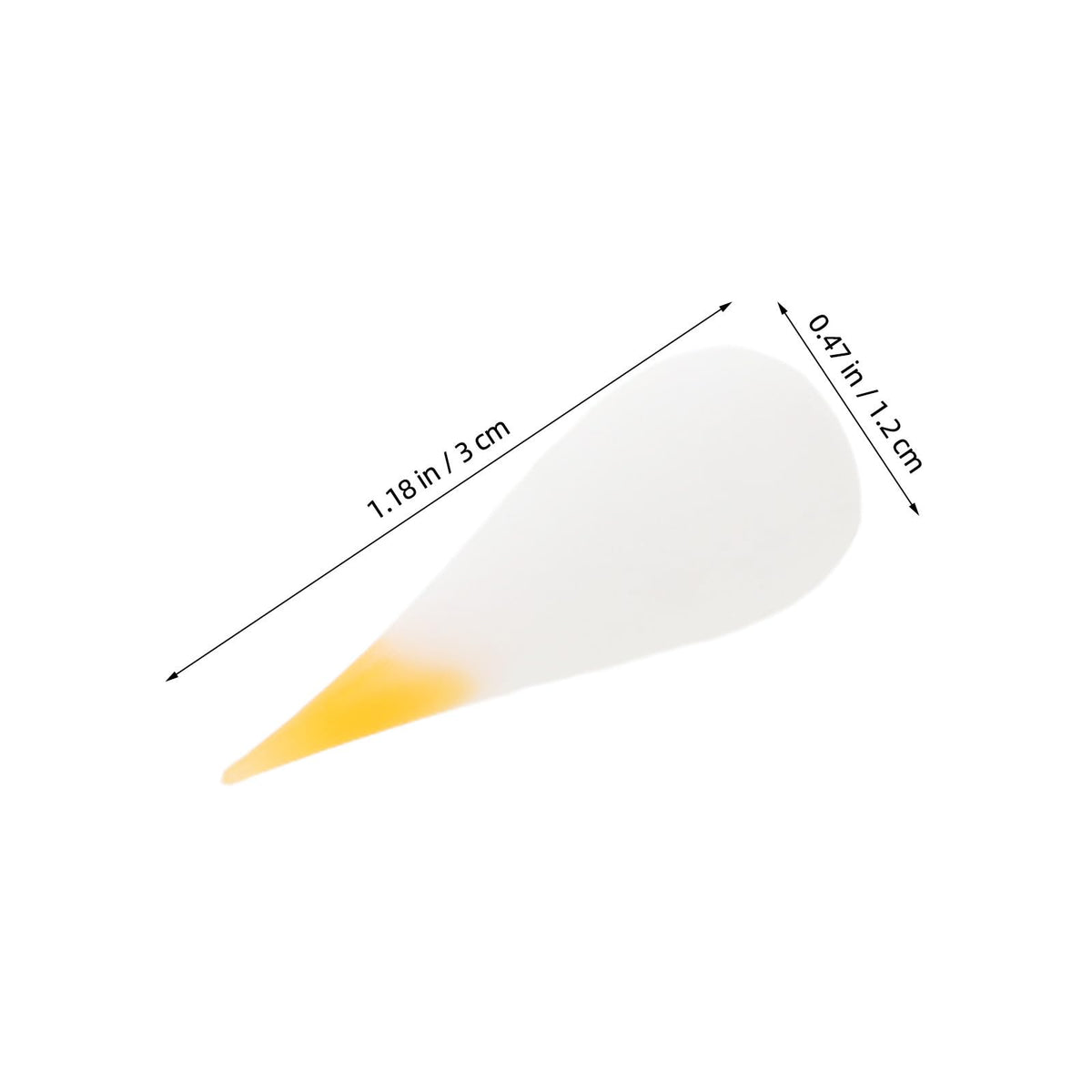 10pcs Silicone Flame Tip Candle Shade White Flameless LED Replacement