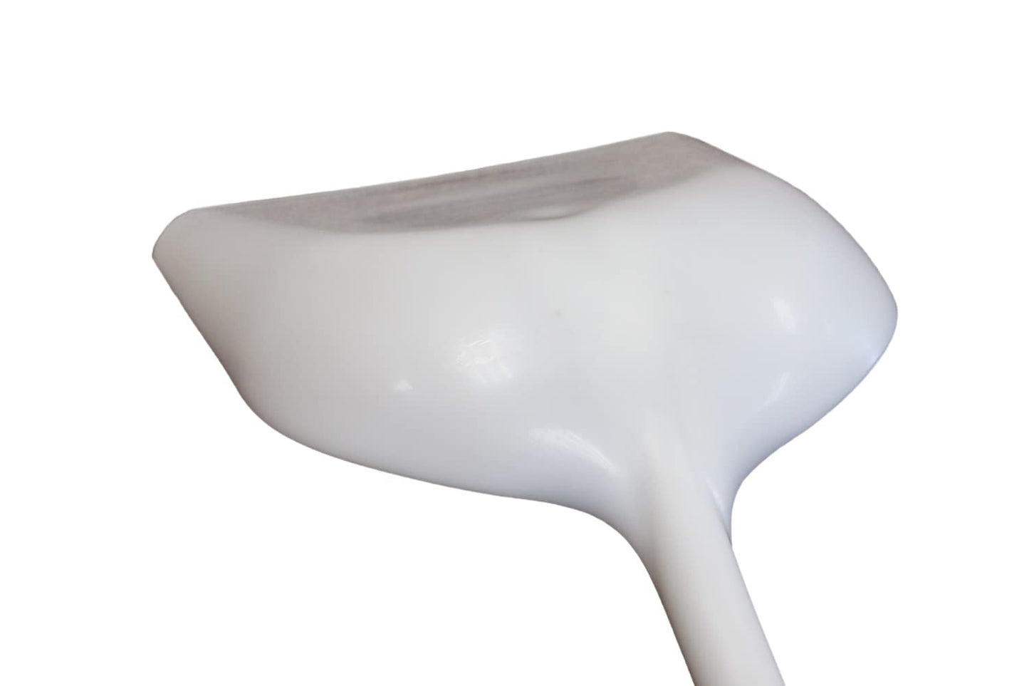 Bully Tools Poly Snow Scoop – Heavy Duty Poly Shovel for Clearing Walkways, Lightweight Plastic Tool for Composite Decks, Large Winter Scoop for Snow Mulch, Grain, and Debris Handling - White, 42-Inch