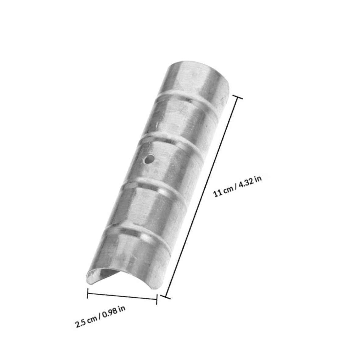 2pcs Stainless Steel Curtain Rod Coupler Window Installation