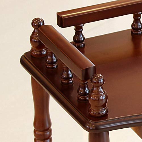 uhyOHF Telephone Table, American Solid Wood Telephone Table,Vintage European Plant Stand,Roman Column Table,Storage Side End Table,Sofa Side Table (