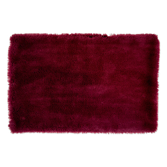 CAGE LINER FAUX FUR CRANBERRY LG