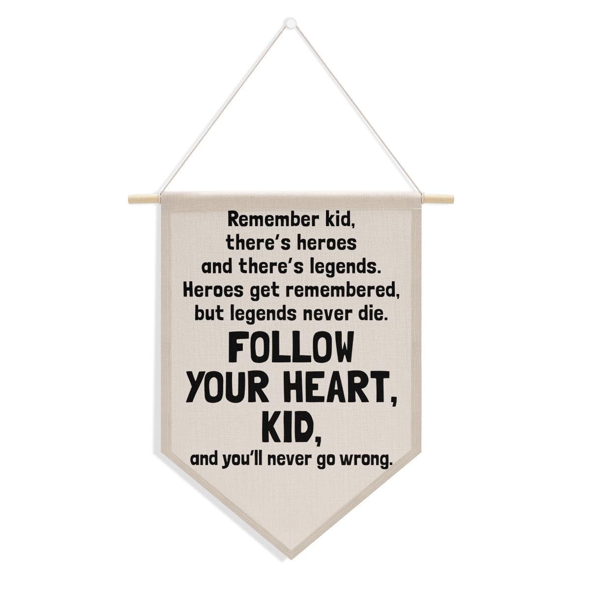 The Sandlot Banner, Inspirational Wall Hanging Pennant Flag Banner