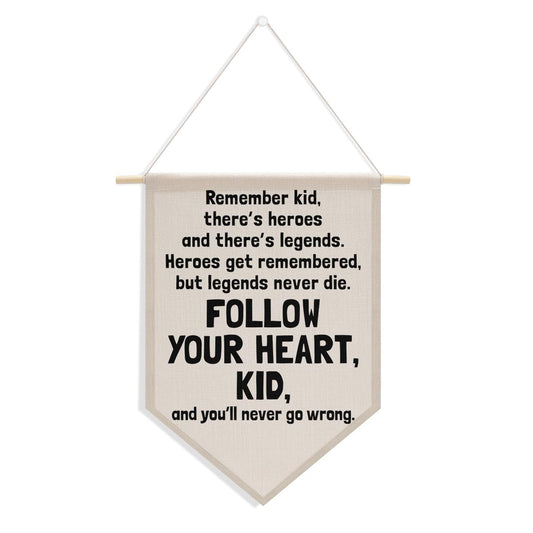 The Sandlot Banner, Inspirational Wall Hanging Pennant Flag Banner