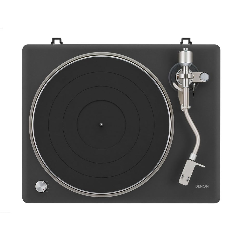 Denon DP-500BT Hi-Fi Bluetooth Turntable, Semi-Automatic Operation, Black